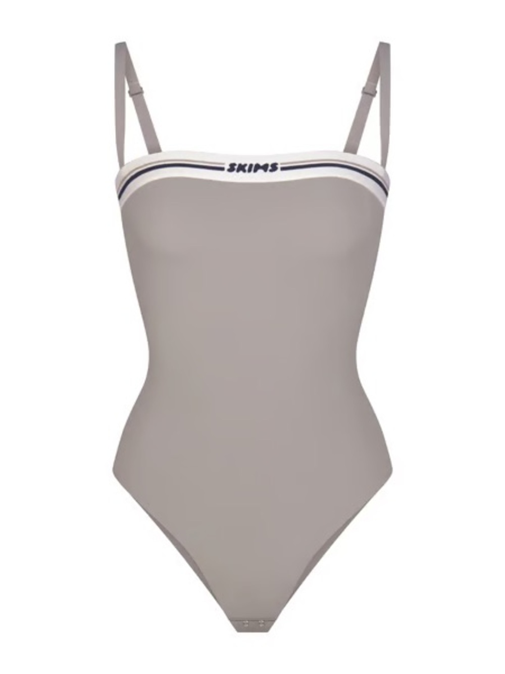 SKIMS Taupe Gray bodysuit